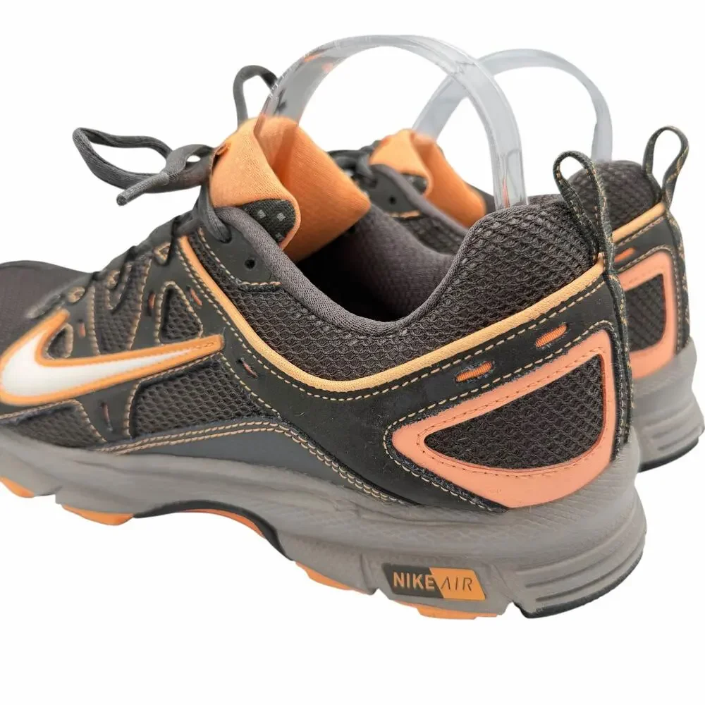 Nike Women's Air Alvord 9 Trail Running Black Neon Orange Athletic Shoes
